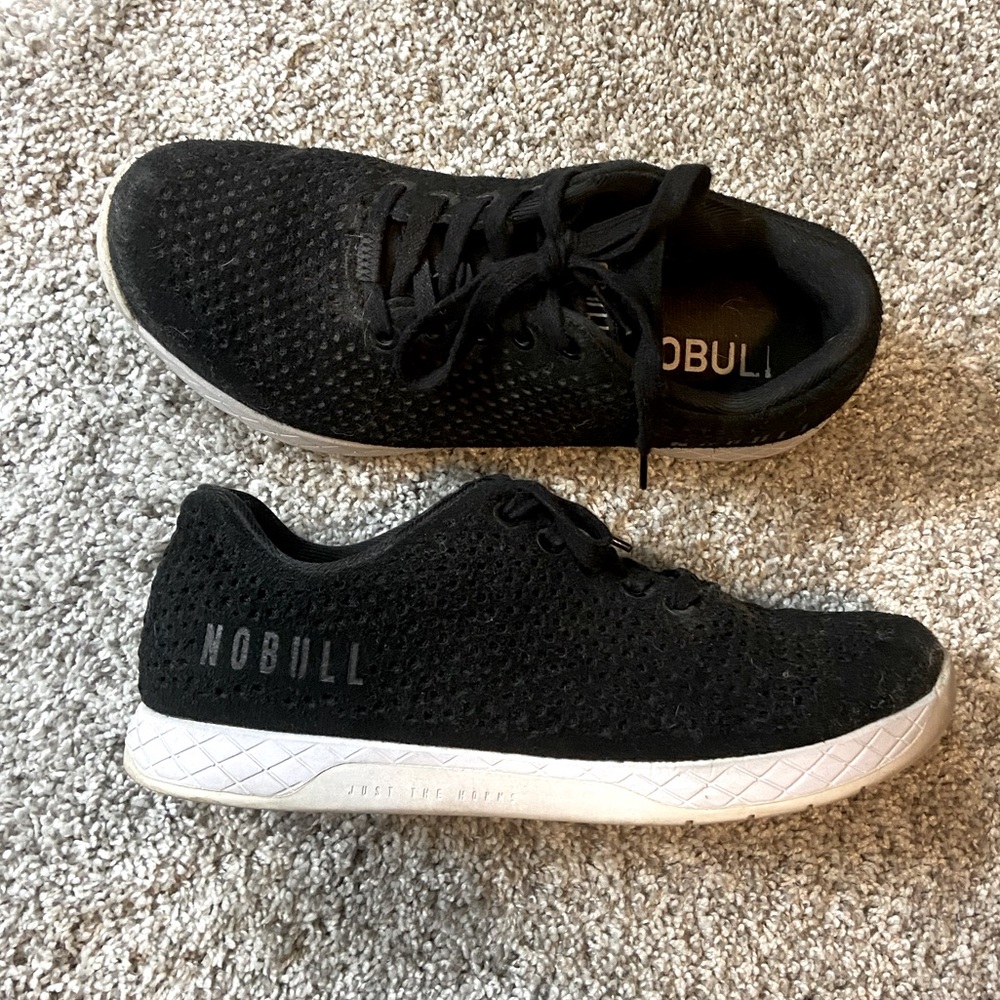 NoBull Project black suede trainer shoes